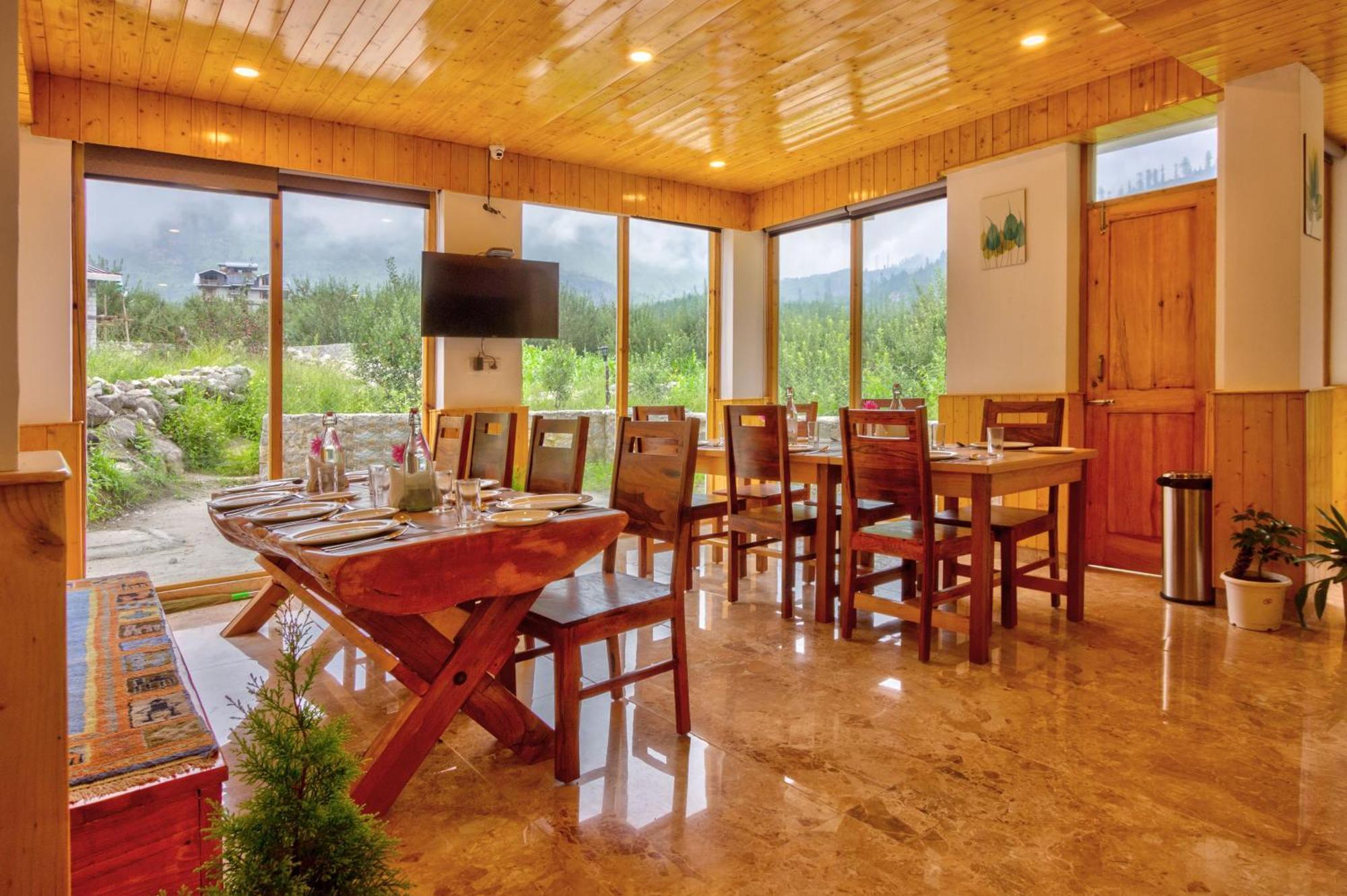 La Aero Resort Home In Snow Mountains Manāli Exterior foto