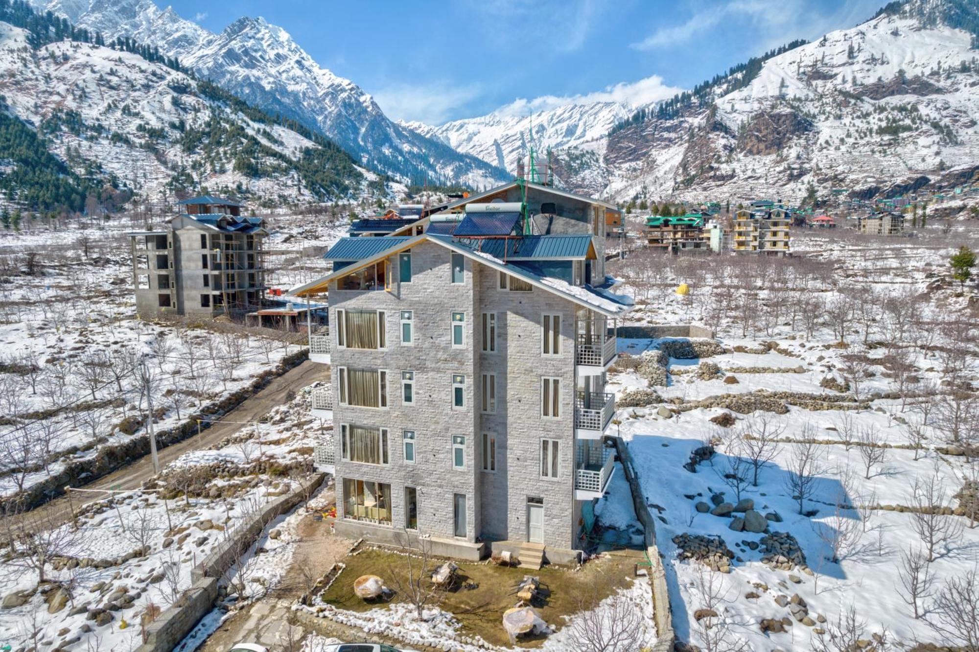 La Aero Resort Home In Snow Mountains Manāli Exterior foto