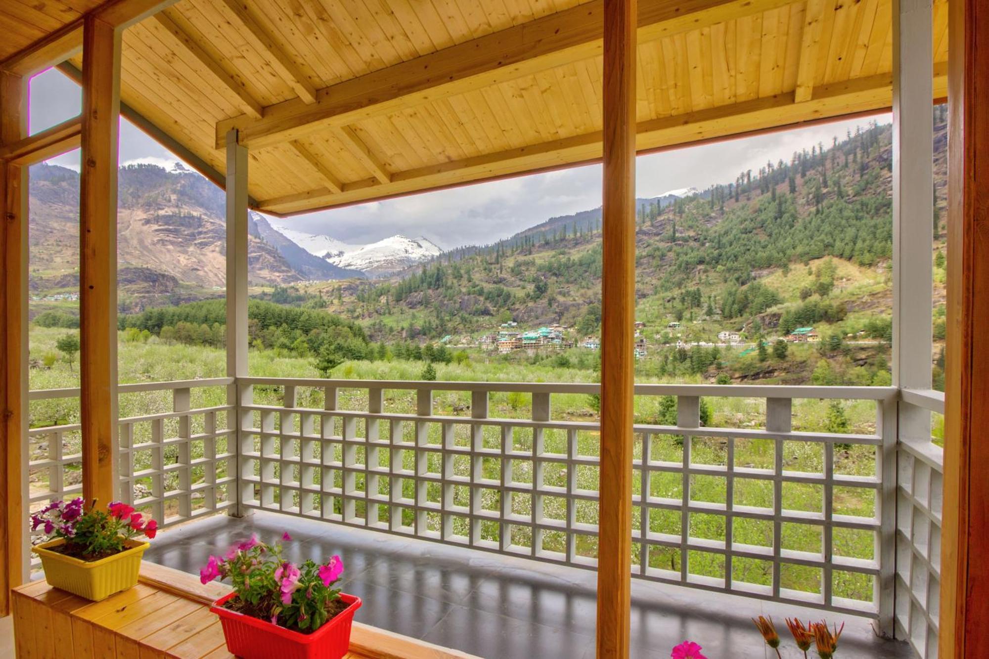 La Aero Resort Home In Snow Mountains Manāli Exterior foto
